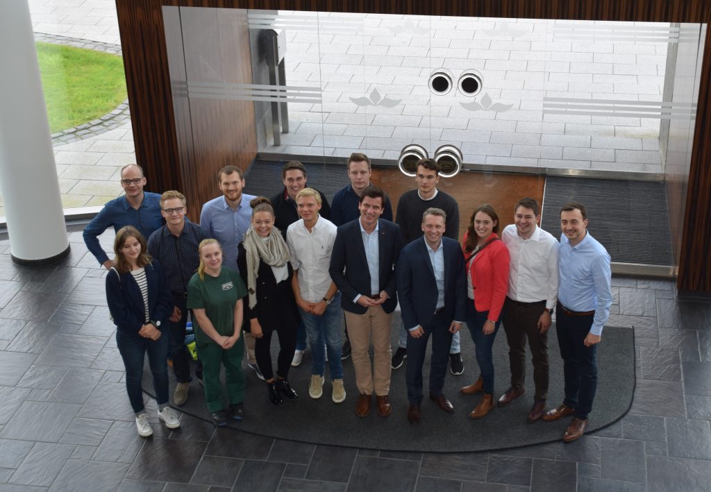 Besuch der Firma Fuchs Gewürze mit Paul Ziemiak und André Berghegger ...